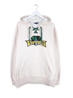 Sport Tek 00s Vipers Print Hoodie Grau XXL Herren