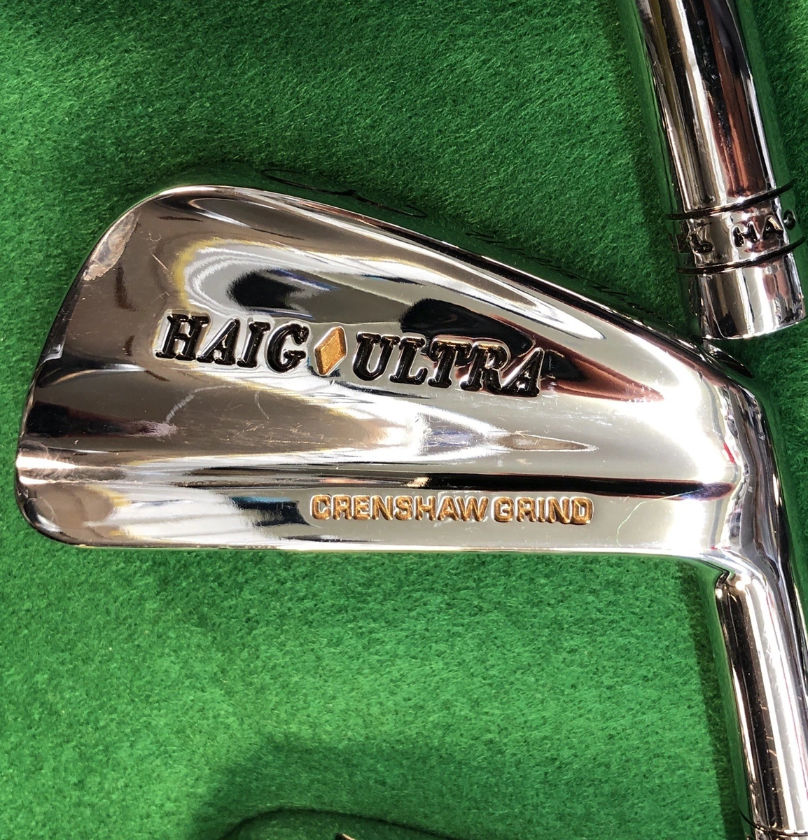 Vintage Walter Hagen HAIG YOUTH MODEL 7wedge REG 350 33steel shaft junior par