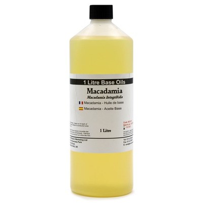 Macadamiaöl | Macadamia Integrifolia   1 Liter   Nährendes Pflegeöl