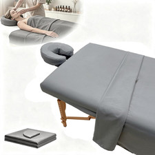 3-Piece Massage Table Sheet Set,Soft Microfiber Quick Drying,Professional Spa