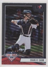 2019 Panini USA Baseball Stars & Stripes Longevity Charlie Saum #63 0g4