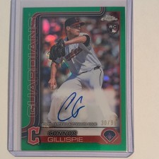 2025 Topps Chrome Connor Gillespie green Auto #ed 30 / 99 nr.mnt/mint