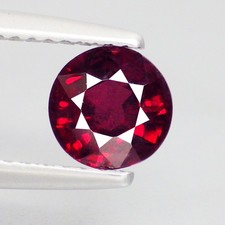 1.49 Cts FANTASTIC ROUND 6 x 6 mm 100 NATURAL TANZANIA PINK RHODOLITE GARNET