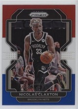 2021-22 Panini Prizm Red White & Blue Prizm Nic Claxton Nicolas Claxton #38 00gy