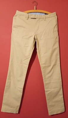 Polo Ralph Lauren Stretch Slim Fit Chino Trousers Khaki W29 L32 New No Tags