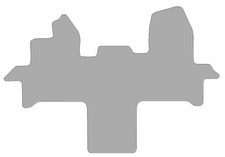 Fußmatten passend für Ford Transit Typ F Schaltgetriebe, Handbremse links 2-Sitz