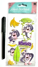 Jolee's Monkey Around Stickers Scrapbooking Card Making Embellishment