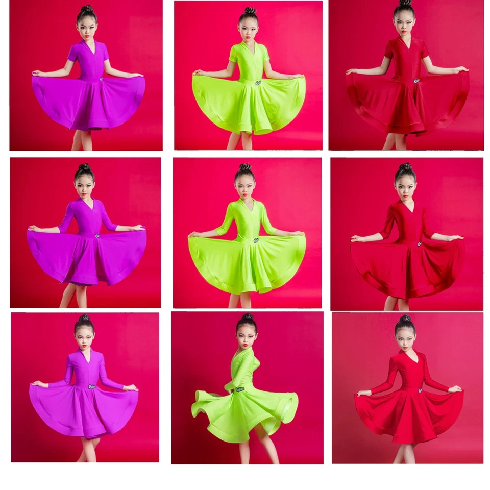 Fashion Latin Dance Competition Clothes SkirtDaning Dress Dance Costumes - Image 3 of 4