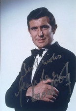 George Lazenby oryginalny. Autograf JAMES BOND 007 10x15 OHMSS SMOXEDO