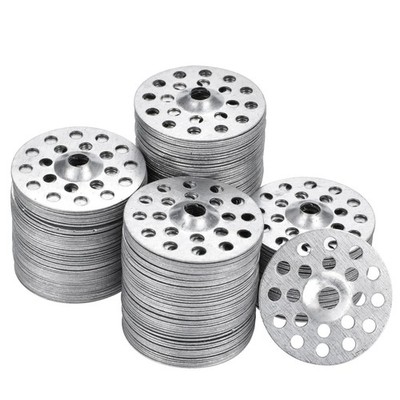 200 Pcs 1'' Plaster Washers Metal Buttons for Wall Ceiling Drywall Repair Screws