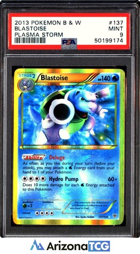 Blastoise graded PSA 9 for sale on eBay