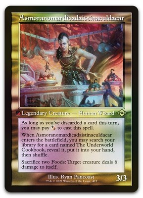 Asmoranomardicadaistinaculdacar (Retro Frame) (Foil Etched) NM Modern Horizons 2