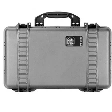 Porta Brace PB-2550DSLRP Wheeled Hard Case with Premium Divider Kit, Silver Plat