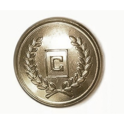 Ralph Lauren Chaps ''C'' gold tone metal Replacement Main Front button .80''