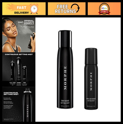 Continuous Setting Spray for Makeup - Radiant Finish, 2.8 Fl oz + Mini 1.3 oz