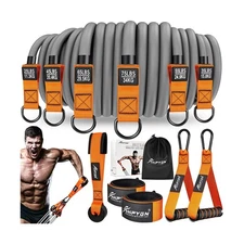 HPYGN Resistance Bands, Heavy Exercise Bands with Handles, Fitness ... Fast Ship