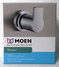 Moen Rinza Chrome Single-Hook Wall Mount Towel Hook Robe Hook Y1103CH