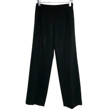 Max Mara 28 Womens Black Wide Leg Trouser Pant Minimalist Capsule flaw