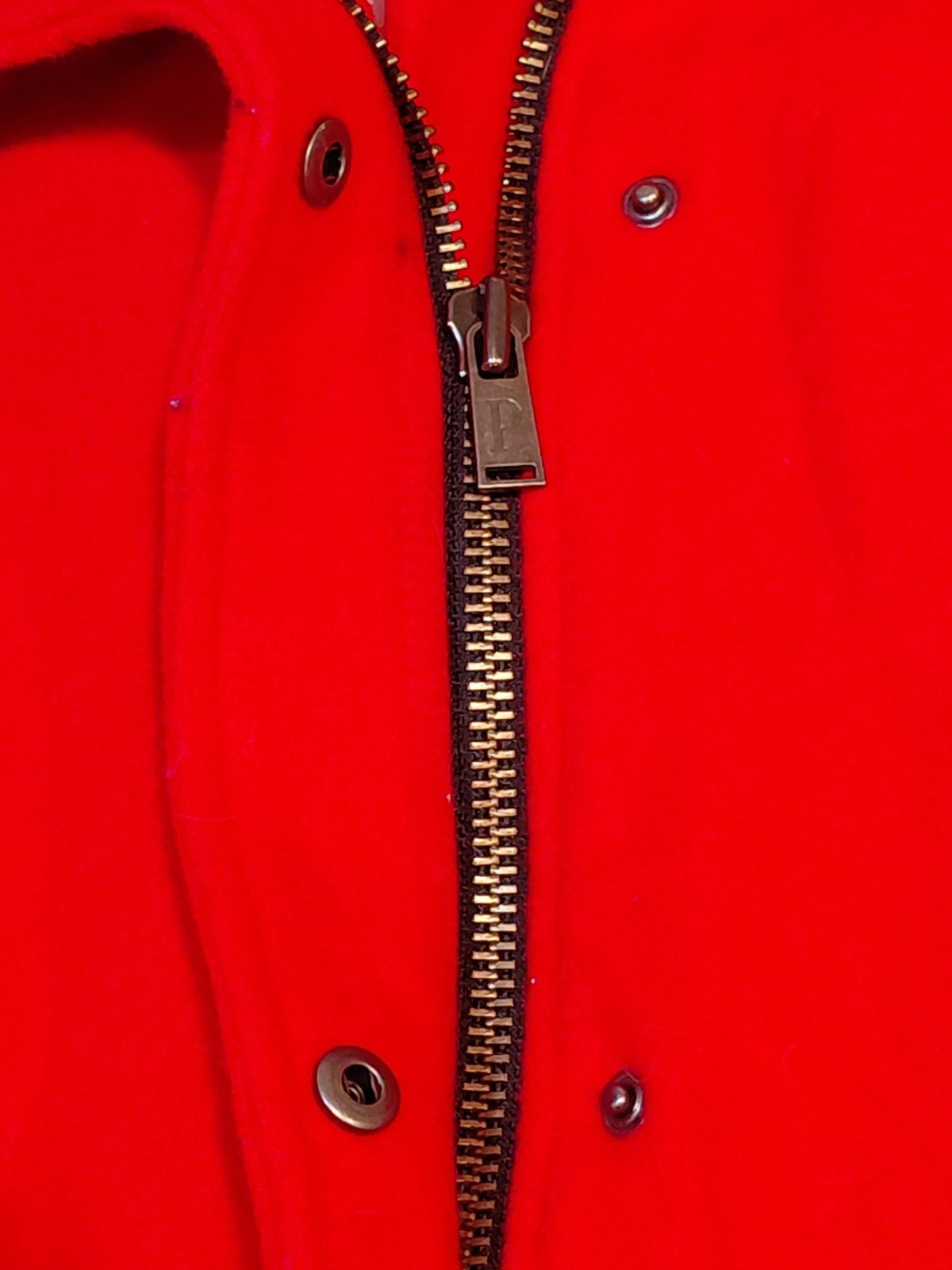 Pendleton Red 78% Wool Full Zip & Button Coat Wom… - image 5