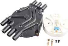 Ignition Distributor Cap and Rotor Kit, Replace D328A 10452458 D465 Compatible w