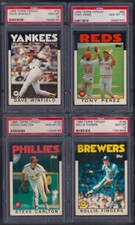 PSA 10 1986 Topps Tiffany #85 Tony Perez  REDS POP 17;  1-CARD ONLY READ