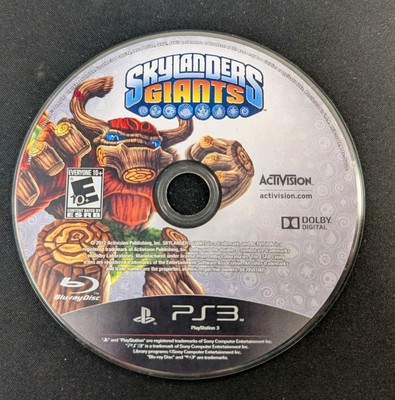 Skylanders: Giants (Sony PlayStation 3, 2012) Game Only | Tested | Authentic