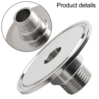 Tri Clover Fitting 2 5 Zoll TC auf Stecker NPT Stecker in Edelstahl