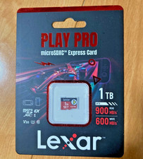 Lexar PLAY PRO 1TB microSDXC Express Card 900MB/s SD 7.1 for Switch 4K Drone New