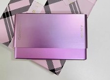SONY DSC-T77 Pink Cyber Shot 4.0x Optical Zoom Digital Camera Tested Used