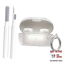 for Bose New QuietComfort Earbuds Case Clear Glitter 2024,Full Shinning