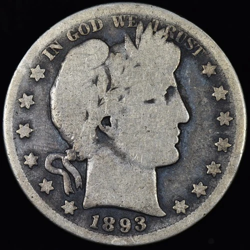 1893-S Barber Half Dollar — photo from another recent sale