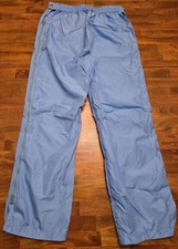 Vintage 70s Nike Windbreaker Pants Full Side Zip Snap Waist Made In USA Large