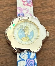 Japan Disney Store TINKER BELL FLORAL WATCH New Battery MIB!