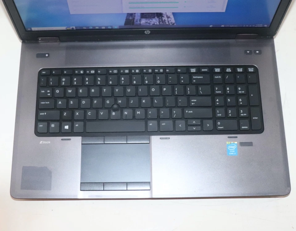 HP ZBOOK 17 Workstation|Intel core i7@2.40GHz|16GB RAM|256GB SSD|WIN10|Nvidia - Image 3 of 4