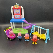 Peppa Pig Centro Comercial Juego Slide Ball Pit, Columpios, Mini Buggy, 3 Figuras