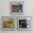 Nintendo 3DS Zelda 3 Game Bundle Ocarina Time Majoras Mask Triforce Heroes