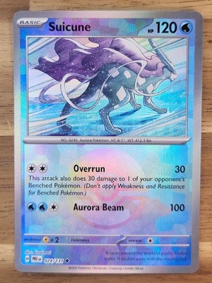 Pokémon TCG - S&V - Prismatic Evolutions - Suicune 024/131 - Poké Ball Holo - NM