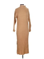 NWT Nasty Gal Inc. Women Brown Casual Dress S