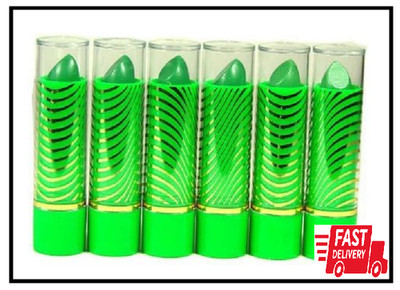 Aloe Vera Color Change Mood Lipstick Assorted Lipsticks 6 pc Green 