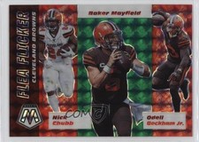 2020 Panini Mosaic Flea Flicker Green Prizm Odell Beckham Jr Baker Mayfield 2k3