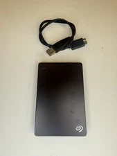 Seagate Backup Plus Portable  Drive 2TB Metal Finish SRD00F1 