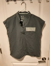 Figs Technical Collection Grey Quarter Zip Ve...