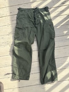 1966 VIETNAM NON RIPSTOP JUNGLE TROUSERS LARGE REGULAR!