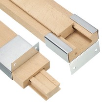 4 Set Wooden Drawer Slides, 19-3/4 (50 CM) with Metal Slide Glide Bracket
