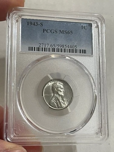 U.S. - 1943-S Steel Lincoln Cent (PCGS MS 65)