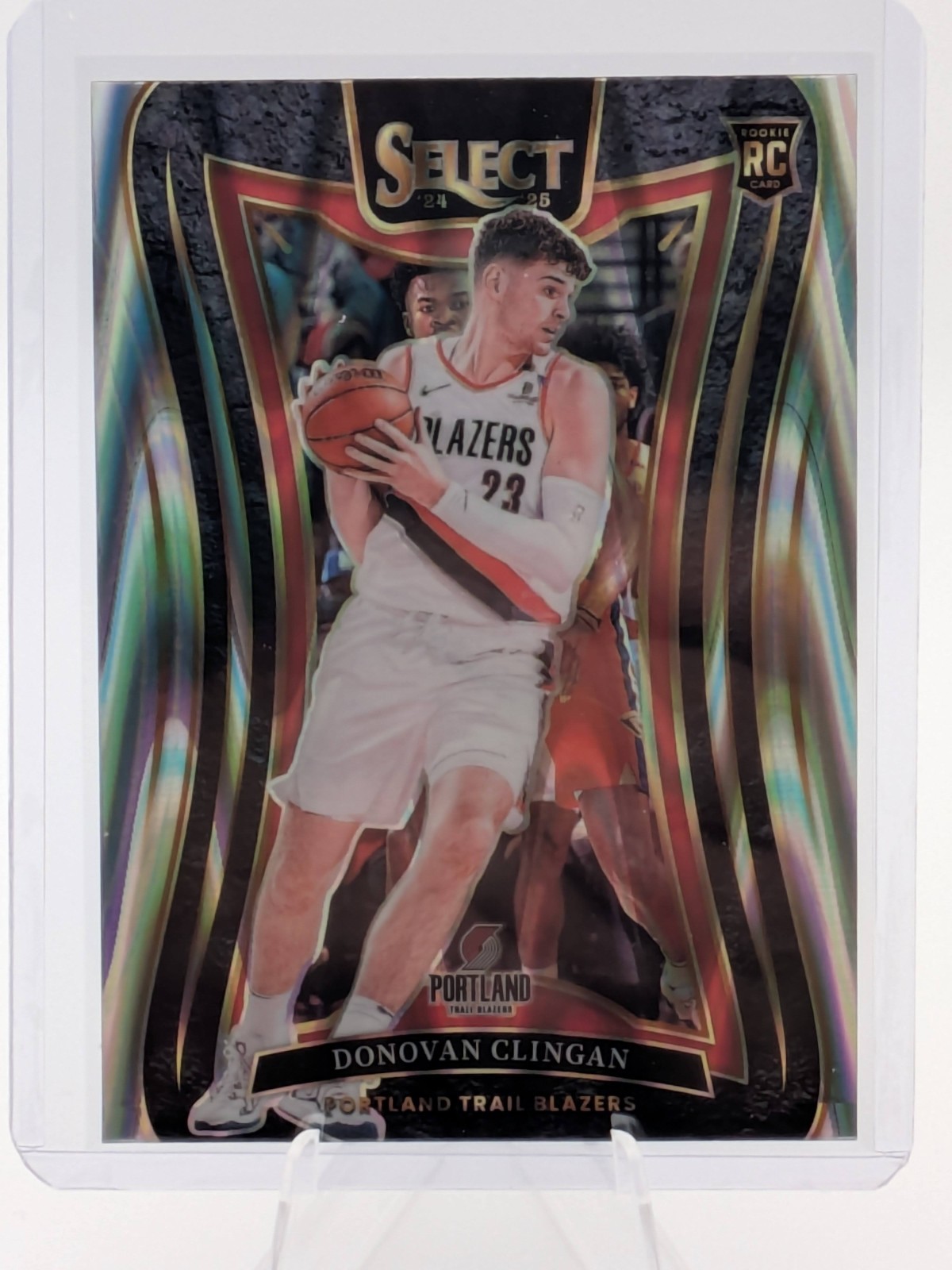 2024-25 Select- Donovan Clingan #390 Mezzanine Tectonic Prizm (RC)