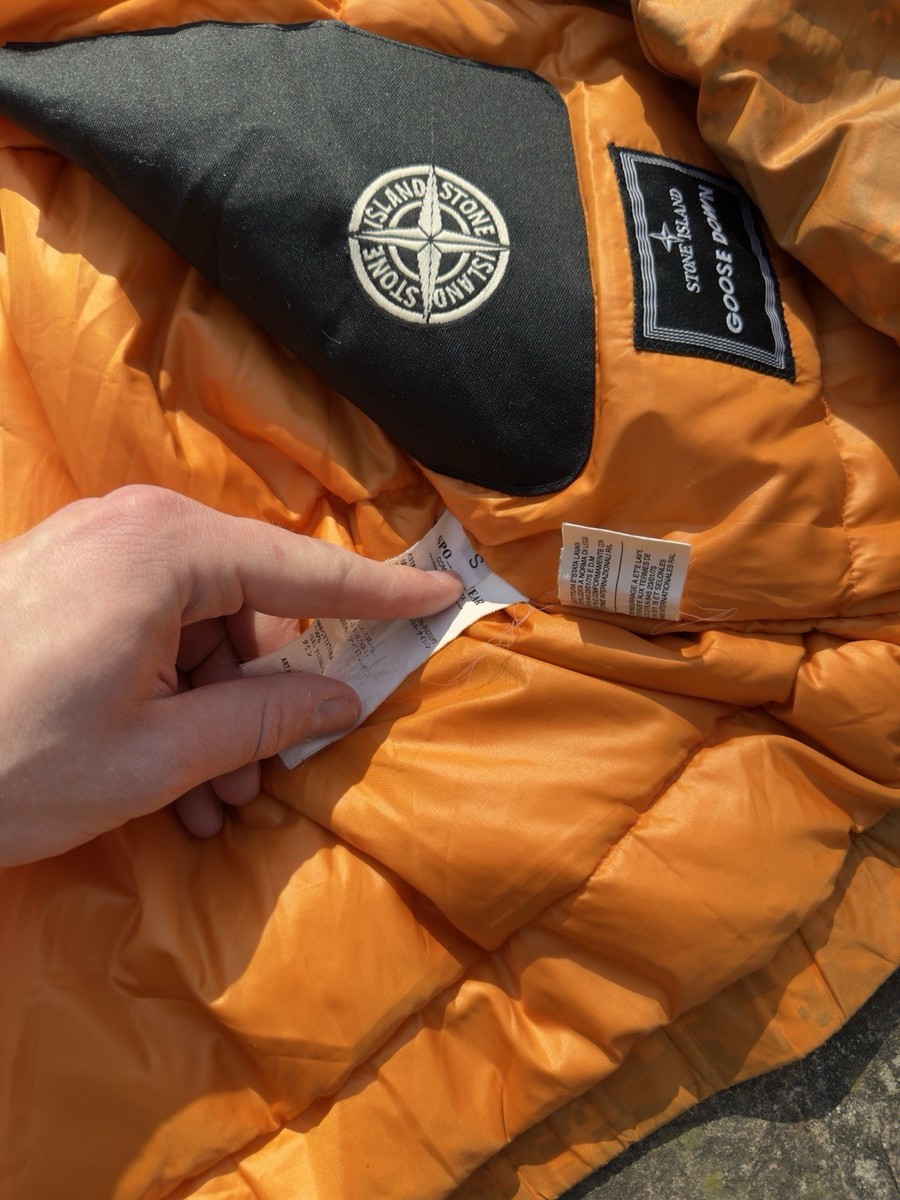 STONE ISLAND A/W 2008' DIGITAL CAMO GOOSE DOWN MESH BADGE PUFFER