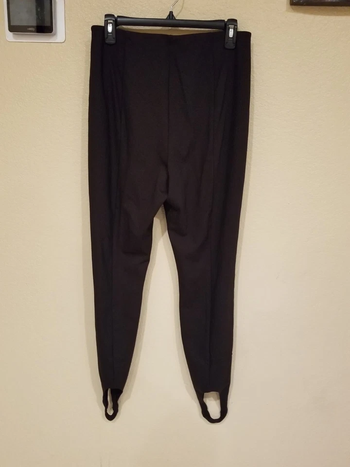 Legging Polo Ralph Lauren Estribo Elastizado Cremallera Lateral Marrón Oscuro Talla L Foto 3 de 4