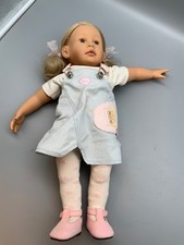 ri/bü15# Aus Nachlass: Puppe Zapf Mädchen SR-PL 16,  H: 47 cm