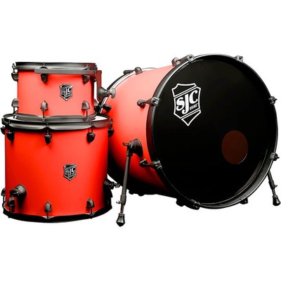 SJC Drums 3Piece Pathfinder Shell Pack Fresno Red